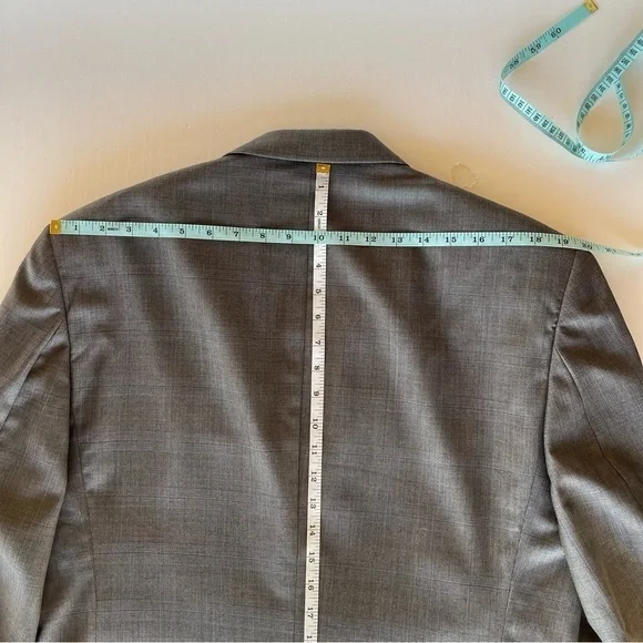 Jos A Bank Mens Sport Coat Blazer Sport Jacket Two Button Wool Silk Size 42 L